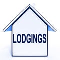 Lodgings House Means Rooms Accommodation Or Vacancies