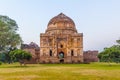 Lodi Gardens. Islamic Tomb (Bara Gumbad) set in landscaped garde