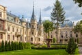 Izrael Poznanski`s Palace is a 19th-century palace in Lodz, Poland. Royalty Free Stock Photo