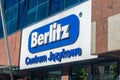 Logo and sign of Berlitz Corporation is a Japanese-owned language education