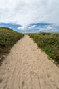 Loe beach near porthleven in cornwall england uk Royalty Free Stock Photo