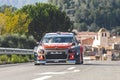 Loeb - Elena CitroÃÂ«n C3 WRC in Riudecanyes stage of RallyRACC 2018