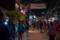 LOEI CHIANG KHAN THAILAND-05 DECEMBER 2019: Chiang Khan Walking Street offers a variety of products and restaurants along the