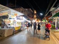 LOEI CHIANG KHAN THAILAND-18 OCTOBER 2020: Chiang Khan Walking Street offers a variety of products and restaurants along the