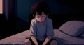 Lofi anime sad boy illustration Royalty Free Stock Photo