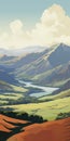 Lofi Design Showcasing The Stunning Haleakala National Park Landscape