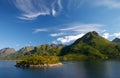 Lofoten island in north Norway Royalty Free Stock Photo