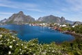 Lofoten island, Norway. Royalty Free Stock Photo