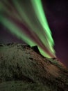 Lofoten Islands Northern Lights Aurora Borealis Norway Royalty Free Stock Photo