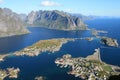 Lofoten Islands from Reinebringen Royalty Free Stock Photo