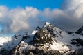 Lofoten mountain ridge