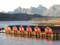 Lofoten norwegian sea landscape Svolvaer Royalty Free Stock Photo