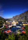 Lofoten village port