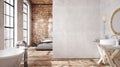 Loft apartment, industrial style Royalty Free Stock Photo