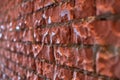 Loft red brick wall