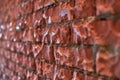 Loft red brick wall Royalty Free Stock Photo
