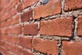 Loft red brick wall