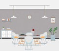 Loft room interior. Vector illustration.