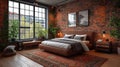 Loft Style Bedroom Elegance