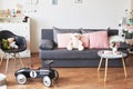 Loft style children`s room interior Royalty Free Stock Photo