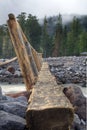 Log Bridge Royalty Free Stock Photo