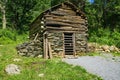 Log Building Exhibit at the Humpback Rocks Farm Museum