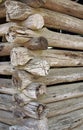 Log Cabin detail Royalty Free Stock Photo