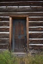 Log Cabin Door Royalty Free Stock Photo