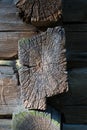 Log cabin wall Royalty Free Stock Photo