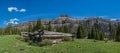 Log Cabin in Western Wilderness Royalty Free Stock Photo