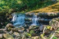 Log Dam at Glen Alton Recreation Area Royalty Free Stock Photo