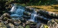 Log Dam at Glen Alton Recreation Area Royalty Free Stock Photo