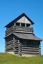 Log Fire Tower on Groundhog Mountain, Blue Ridge Parkway, Virginia, USA Royalty Free Stock Photo