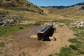 A log hollowed out for water, water for domestic livestock sheep, goats, etc. to be able to survive on the mountain. Bjelasnica