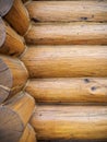 Log home wall Royalty Free Stock Photo