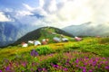Plateaus on Mountain Kackar are beatiful travel destinations in Turkey Royalty Free Stock Photo