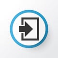 Log In Icon Symbol. Premium Quality Isolated Entrance Element In Trendy Style.