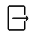Safe Log Out Icon for Secure Session End