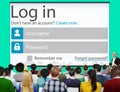 Log in Password Identity Internet Online Privacy Protection Concept