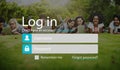 Log In Sign Up Register Account Page Concept