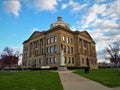 Historic Logan County courthouse Lincoln Illinois Royalty Free Stock Photo