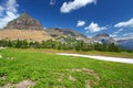 Logan Pass - Glacier National Park Royalty Free Stock Photo