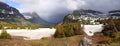 Logan pass before storm Royalty Free Stock Photo