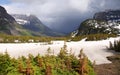 Logan pass before storm Royalty Free Stock Photo