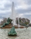 Logan Square Fountain Philadelphia Royalty Free Stock Photo