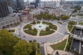 Logan Square and Philadelphia Skyline, Downtown. Pennsylvania, USA Royalty Free Stock Photo