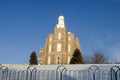 Logan Utah Temple of the Mormon Church Royalty Free Stock Photo