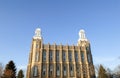 Logan Utah Temple of the Mormon Church Royalty Free Stock Photo