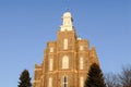 Logan Utah Temple of the Mormon Church Royalty Free Stock Photo