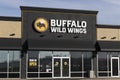 Buffalo Wild Wings Restaurant. Buffalo Wild Wings is offering takeout and delivery during Social Distancing Royalty Free Stock Photo